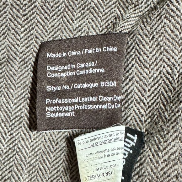 Danier Soft Leather Jacket Coat Brown Thinsulate Lining Men's Size S - Picture 14 of 16